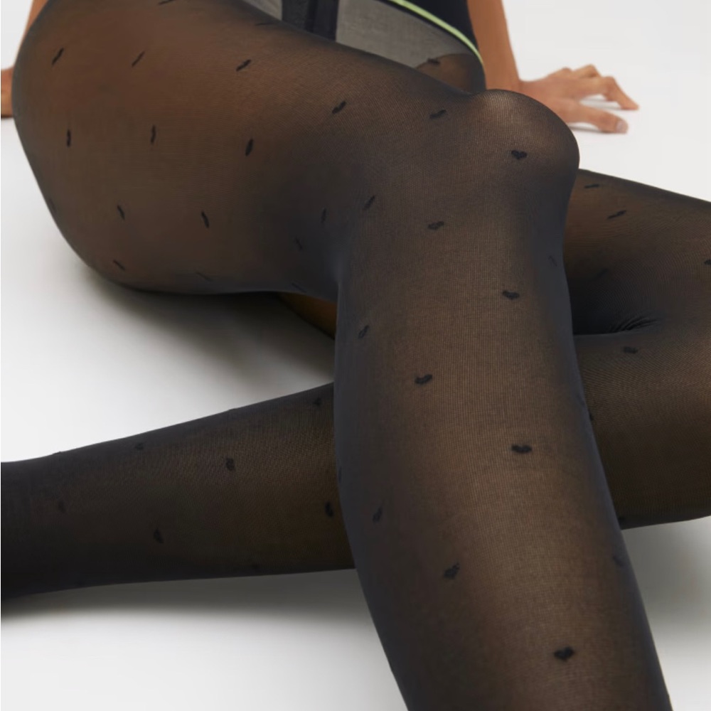 Sheertex Mini-Heart Super Sheer Rip-Resist Tights